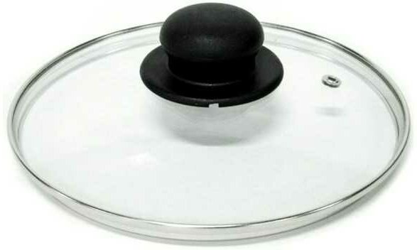 Hochwertiger Glasdeckel, Größe 32 cm, Marke Rivado
