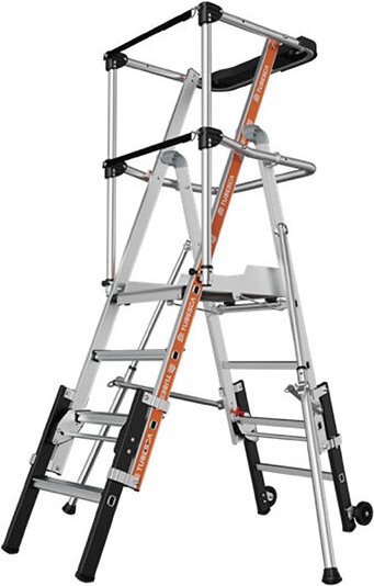 Pirl télescopique 3 à 4 marches - Hauteur max. de travail 2.95m - 2274200