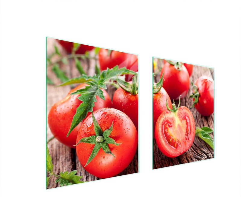 GLASSCHUTZPLATTE FÜR HERD 85x52 TOMATEN