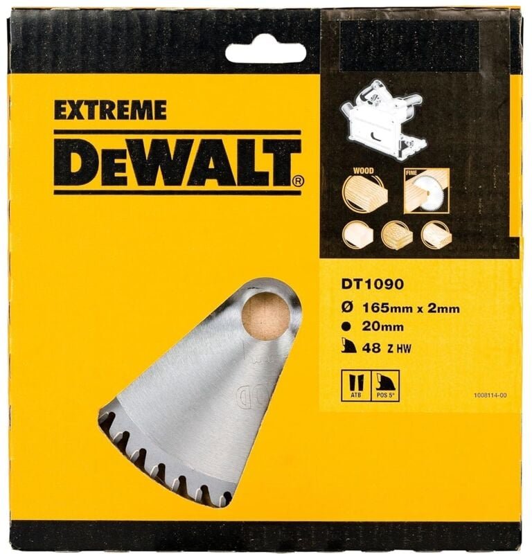 Thumbnail - Zubehör - Sägeblatt Holz 165x20 mm, 48 Zähne DT1090 - Dewalt