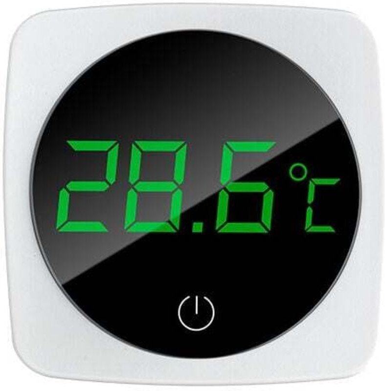 XVX - Aquariumthermometer, LED-Digitalanzeigethermometer, 0,1 ℃ Hochpräzises Touch- und Schlafmodus-LED-Digitalthermomet...