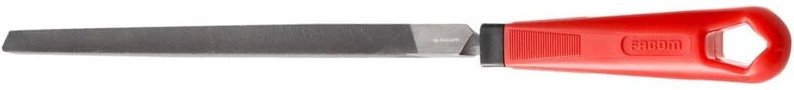Thumbnail - Halbweiche dreieckige Feile mit Griff – 250 mm – Facom TRI.MD250EMA