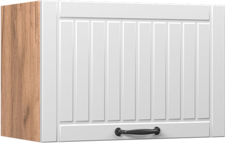 Hängeschrank Fame-Line, Weiß Landhaus, 60 cm Flach, Vicco