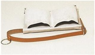 SASSI KLAPPENTASCHE 35 x 20 x 3 CM WEISS -202