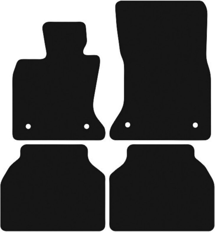 BASIC schwarze Veloursmatten für: BMW GT F07 xDrive GT (2009-2017)