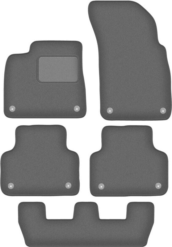 Graphit-Automatten für: Audi Q7 II 7-Sitzer (2017-)