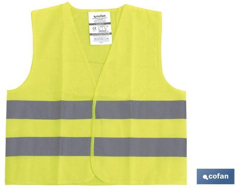 Gelbe Warnweste für Kinder