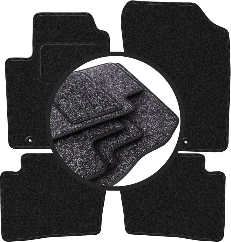 ANTHRA Autofußmatten für: Kia Rio II DE Fließheck (2005-2011)