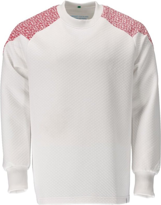 Sweatshirt 20084-932-06202 Gr. 2XL weiss/verkehrsrot - Mascot
