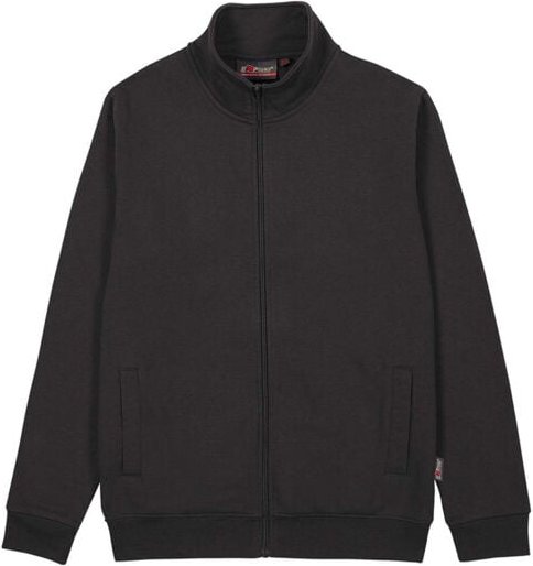 Thumbnail - Arbeits-Sweatshirt mit Reißverschluss SOTRA - Schwarz, 25er Pack - L