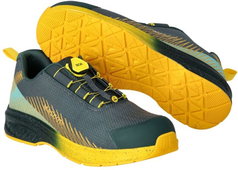 Sicherheitshalbschuh footwear customized F1601-909 S1PS Gr. 40 forest green/sunflower yellow - Mascot