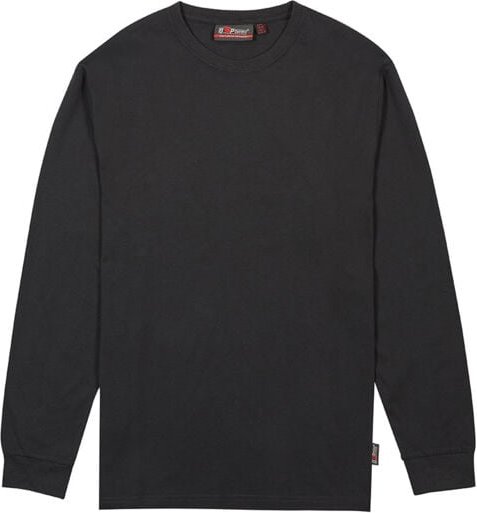 Langarm-Arbeitsshirt RENGA – Schwarz, 30 Stück – M