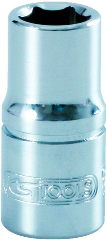 1/4" 6-kant Stecknuss, kurz, 7,0 mm