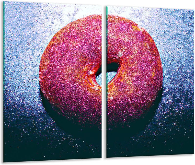 Glasscheidebrett 2x 30x52 Donut