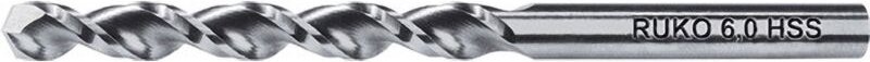 10x Spiralbohrer din 338 tl 3000 hss ø 6 mm - 258060 - Ruko