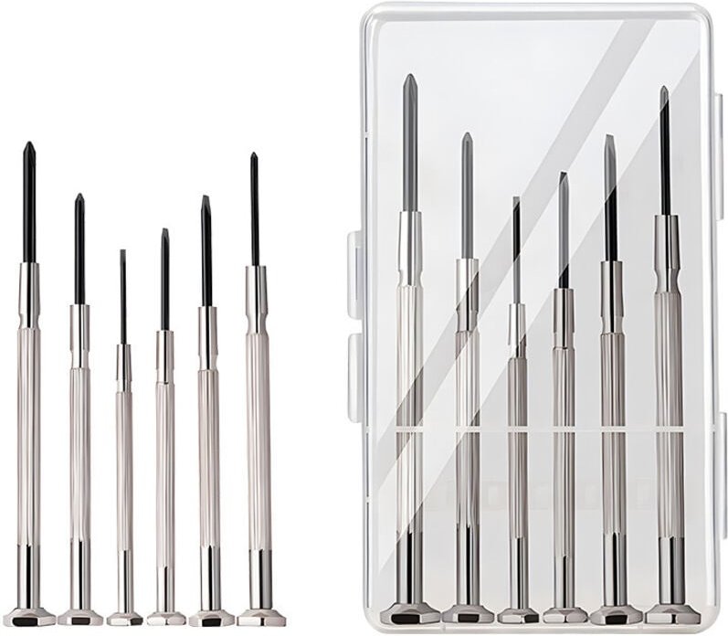 Feinmechaniker Schlitz- und Kreuzschlitz ph Schraubendreher-Satz 6-tlg. - Lntyq