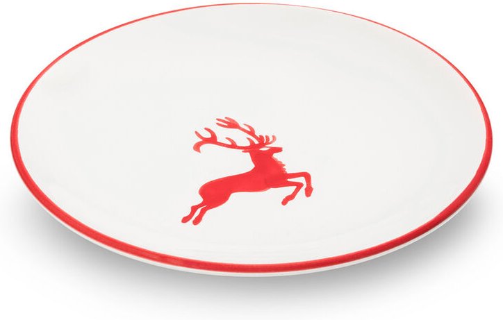 Thumbnail - Gmundner Keramik - Rubinroter Hirsch, Unterteller Cup (ø 15cm)