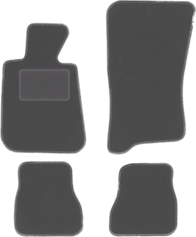 Graphit-Fußmatten für: BMW 3 E30 Cabrio (1986-1993)
