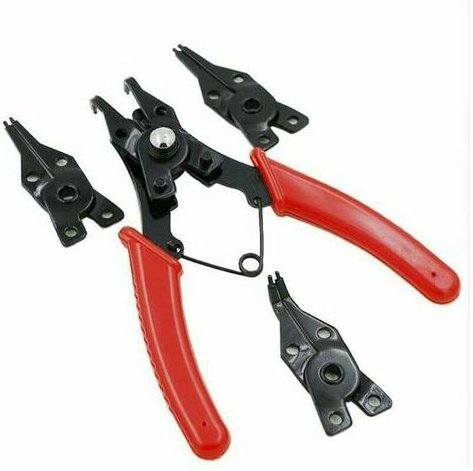 Thumbnail - 4-in-1 austauschbare Sicherungsringzange, multifunktionale Zange, Werkzeug zum Entfernen externer Innenringe