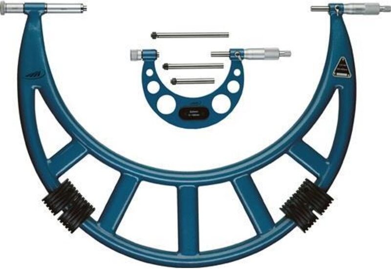Bügelmessschraube mit wechselbaren Einsätzen 400-500 mm