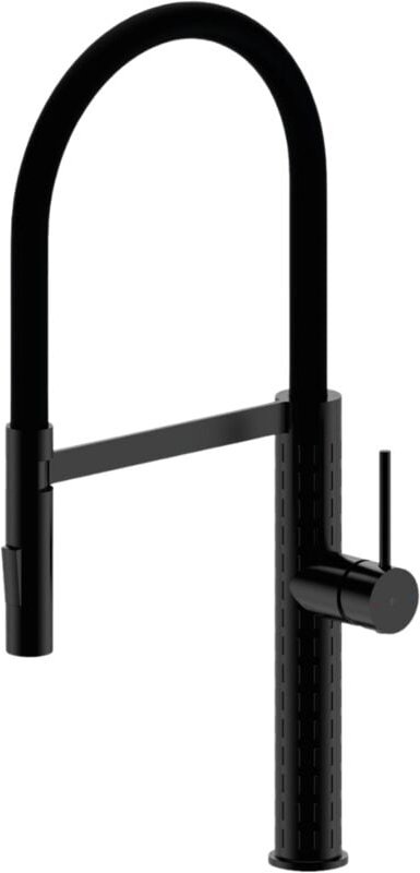 Essebagno - Architek Spültischmischer mit beweglicher Handbrause schwarz