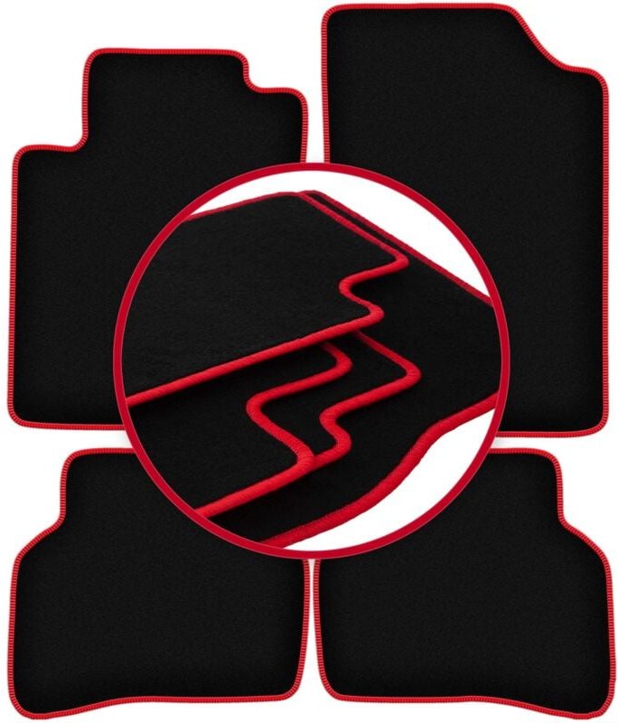 CARLUX-RED Autofußmatten für: Mazda MX-3 Coupé (1991-1998)