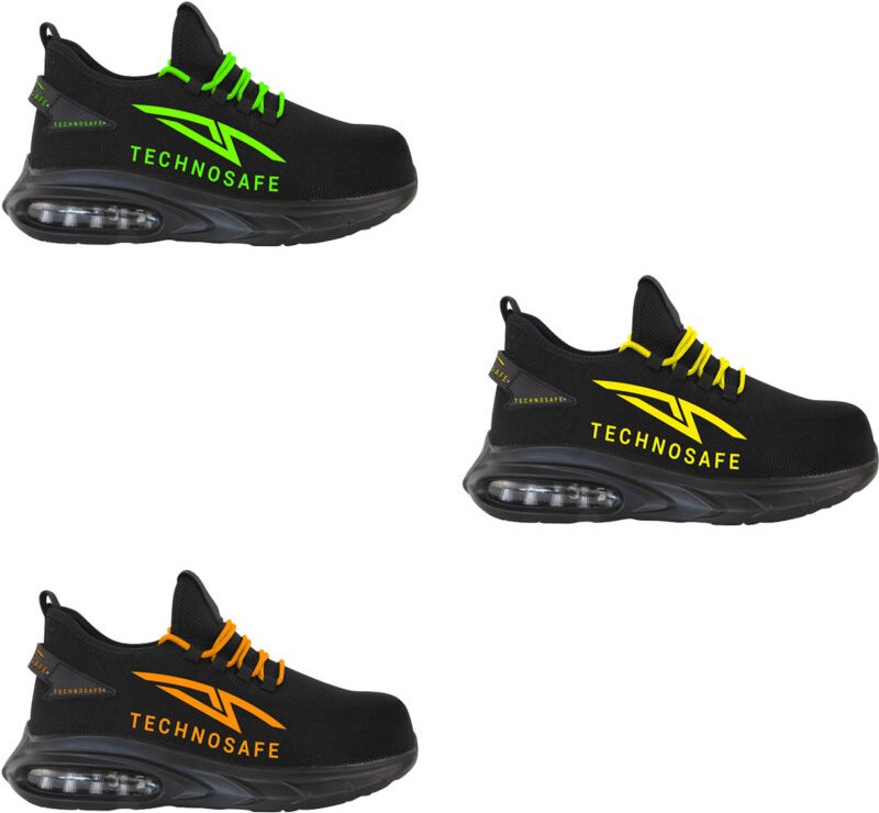 Technosafe - Neon Dark Mode S1PL sr ESD-Sicherheitsschuhe - 37 eu - Grüne