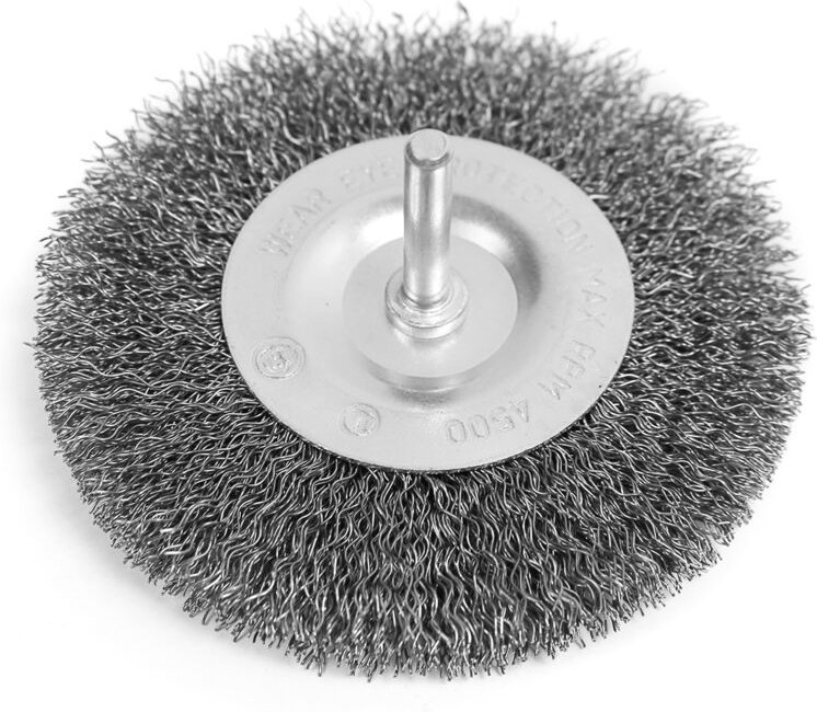 Flache rotierende Drahtbürste Ø 100 mm Kreator