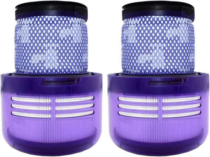 2er-Pack Ersatzfilter für Staubsauger der Dyson V10 Slim/Digital Slim Fluffy/SV18 Cyclone-Serie