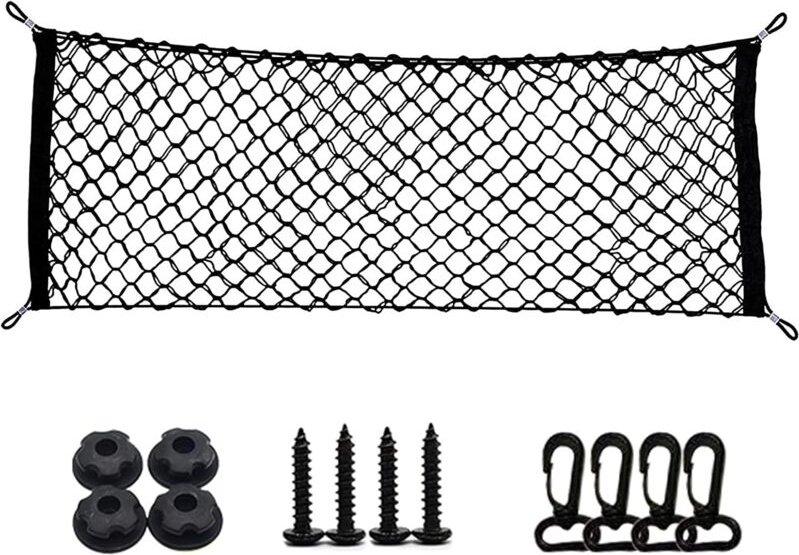 Csparkv - 40 x 110 cm Kofferraum-Aufbewahrungsnetz, großes Kofferraumnetz, Autozubehörnetz, Kindergepäcknetz, für suv, l...