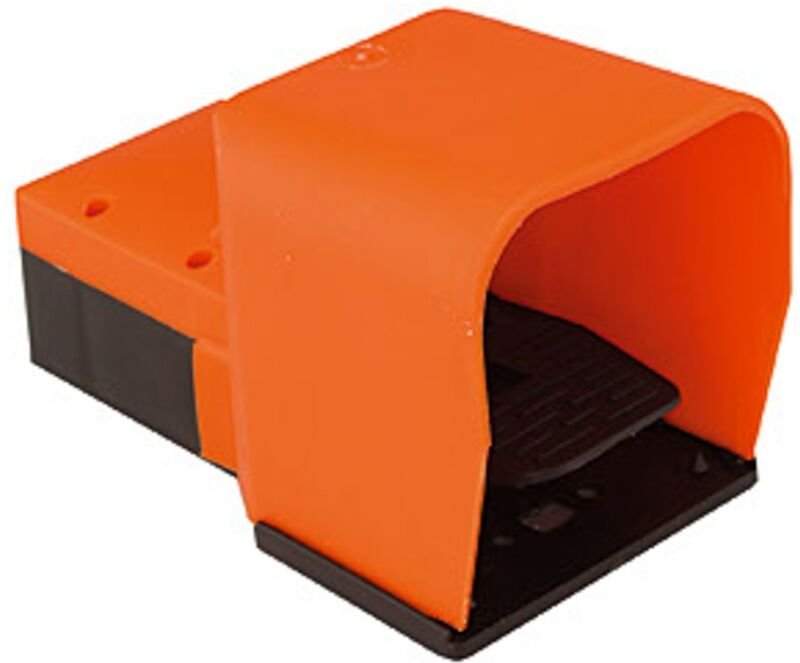 5/2-Wege Fußventil bistabil, rastend, mit Fußschutz, g 1/4 - Riegler