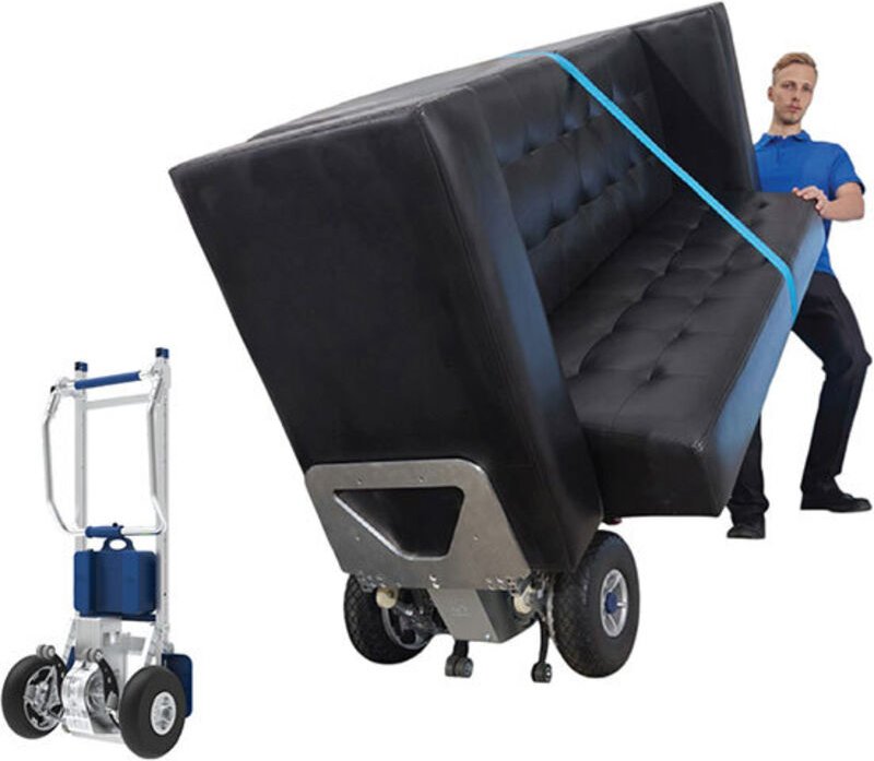 Elektrischer klappbare und kompakter Treppensteiger - Schaufel 400x240mm - Belastung 250kg - DMEG250/CV