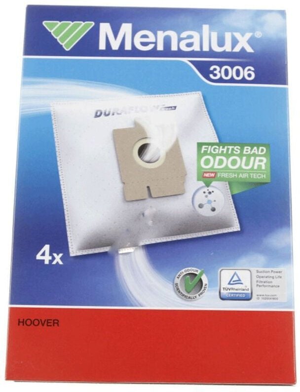 Ersatzteil - 4 Beutel Original - Hoover progress, electrolux, tornado, aeg, volta
