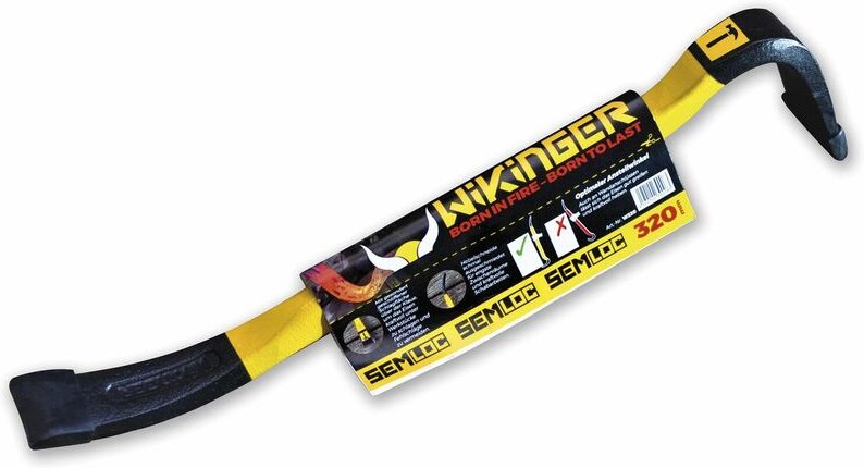 W950 Wikinger Nageleisen Brecheisen (guter Grip) oval 320 mm Stahl - Semloc