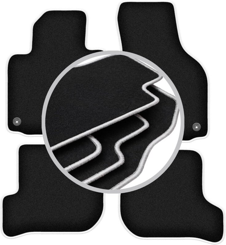 CARLUX-SILVER Autofußmatten für: Skoda Yeti Crossover (2009-2017)