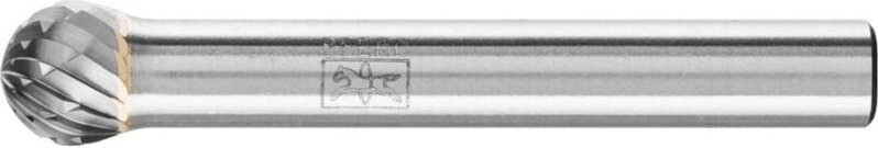 PFERD TOOLS Hartmetall Hochleistungsfrässtift TOUGH Kugel KUD Ø 08x07 mm Schaft-Ø 6 mm schlagfest