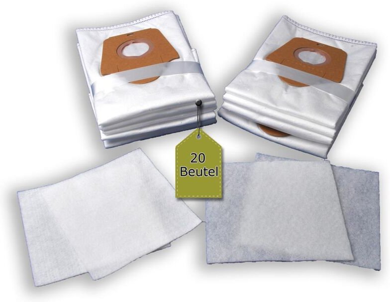 20 Staubsaugerbeutel passend für elin nova plus electronic