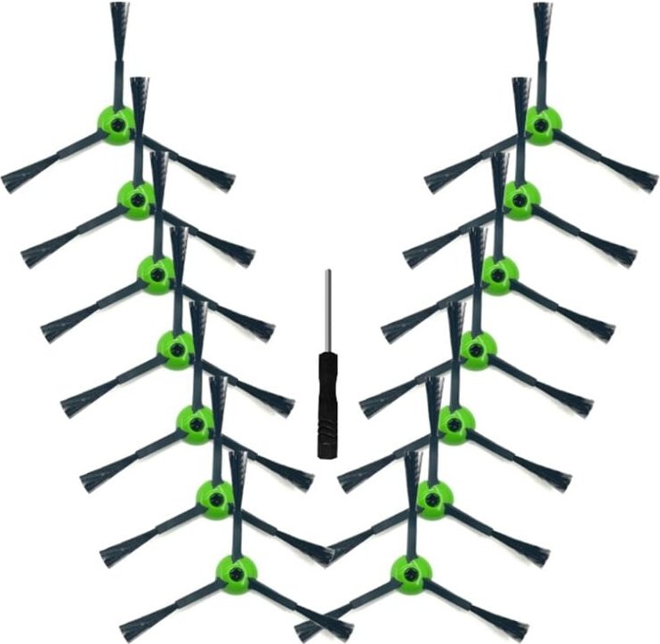14er-Pack Kantenkehrbürsten für IRobot Roomba i-, j- und E-Serie I7, I7+, I8, I8+, Combo J7+, J9+, J5+, I5+ Plus, E5, E6