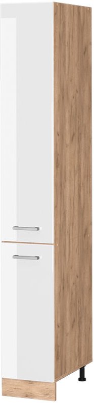 Apothekerschrank R-Line, Weiß Hochglanz, 30 cm, Vicco