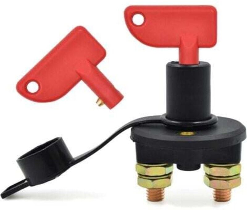 Autobatterie-Trennschalter, 12/24 V, 400 A, max. Trennschalter, Not-Aus-Schalter für Autos, Batterieschutzschalter für L...