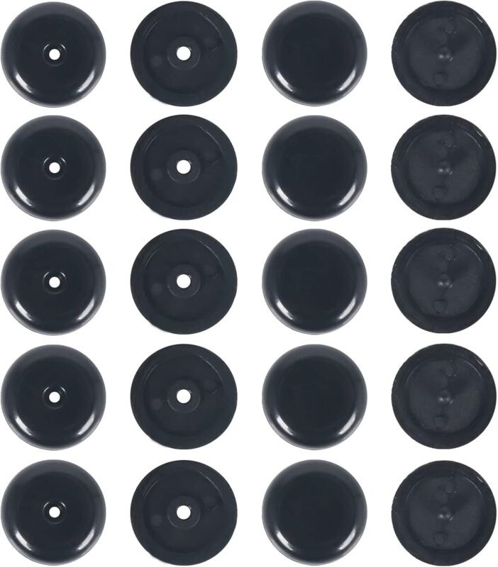 Memkey - 10 Paar Sicherheitsgurt-Stoppknopf, Kunststoff-Knopfclip für den Auto-Sicherheitsgurt für alle Arten von Autos