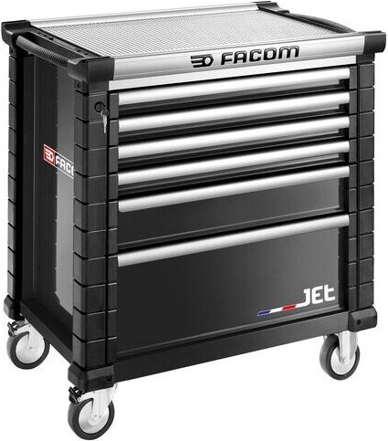 Facom - Werkstattwagen JETM4 Schwarz 6 Schubladen - JET.6NM4APF