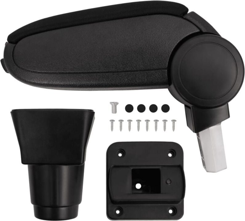 Auto-Armlehne Schwarz 13x32,5x(24-51,5) cm ABS vidaXL