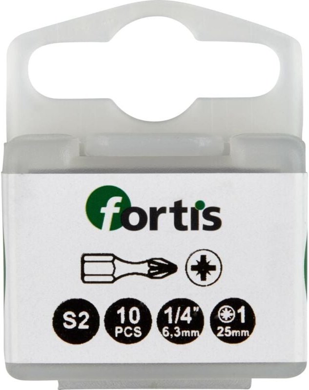 Thumbnail - FP - Bit Torsion 1/4' DIN3126 C6,3 PZ1x25mm 10er Pack fortis
