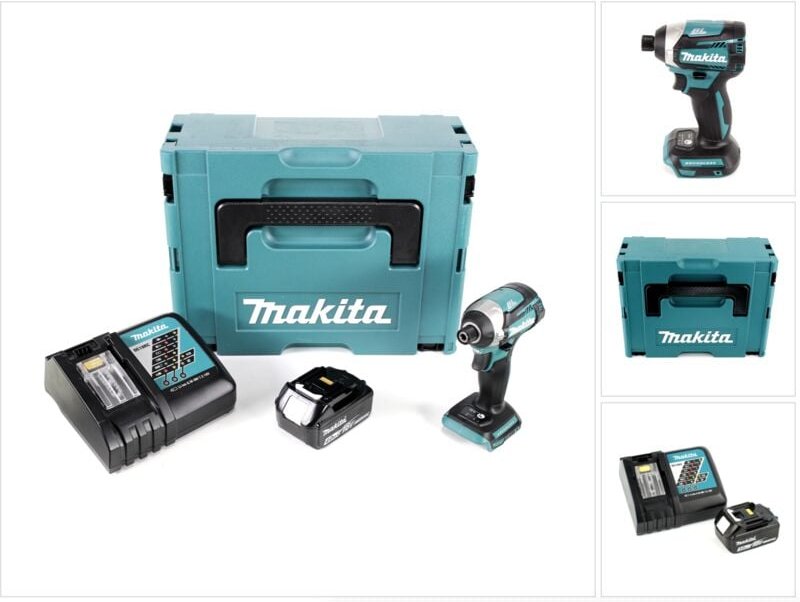 Dtd 154 RM1J Akku Schlagschrauber 18V 1/4' 175Nm Brushless + 1x Akku 4,0Ah + Ladegerät + Makpac - Makita