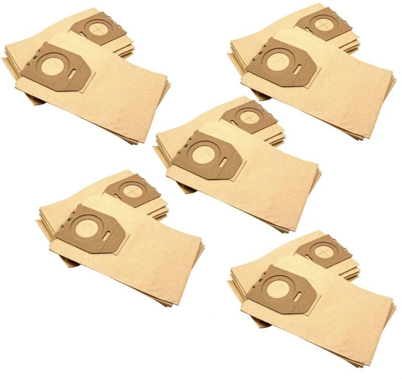 50x Staubsaugerbeutel kompatibel mit Airmate tf-va 232 Staubsauger - Papier, 29cm x 17,5cm - Vhbw