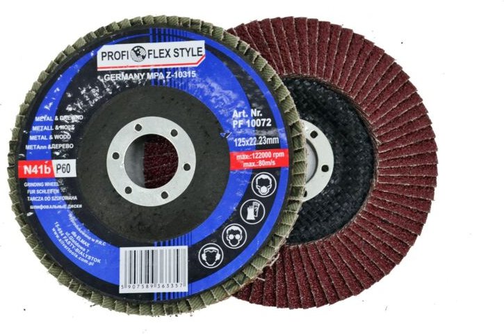 ściernica listk.silver profi-flex 125 p100