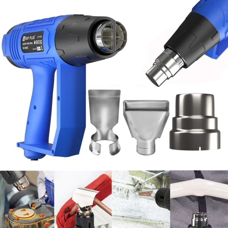 2024 Heißluftpistole Heißluftpistole Heizung Schrumpffolie Prägen Trocknen Farbe Handwerk 2000W