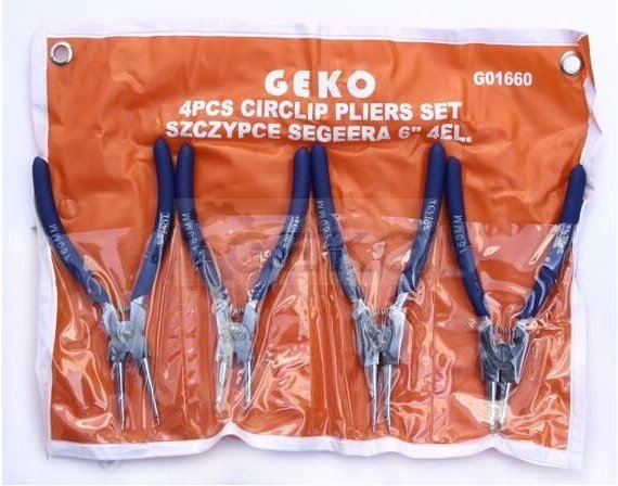 Geko G01660 --Zange de clip (6 Zoll), mehrfarbig