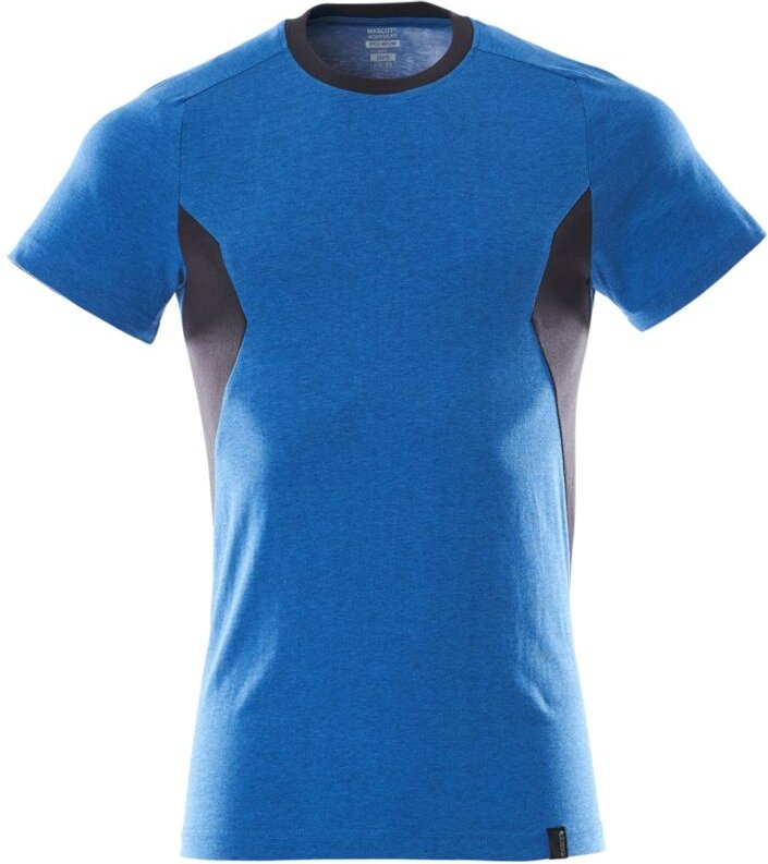 Mascot - accelerate T-Shirt, moderen Passform Gr. s azurblau/schwarzblau